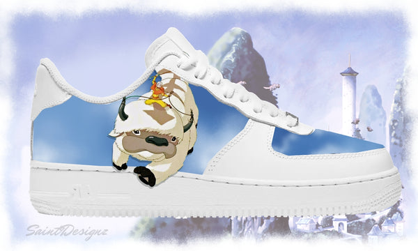 The Last Airbender Aang and Appa Custom Shoe