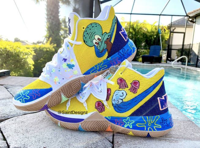 Spongebob Custom Painted Shoes – Saint Designz