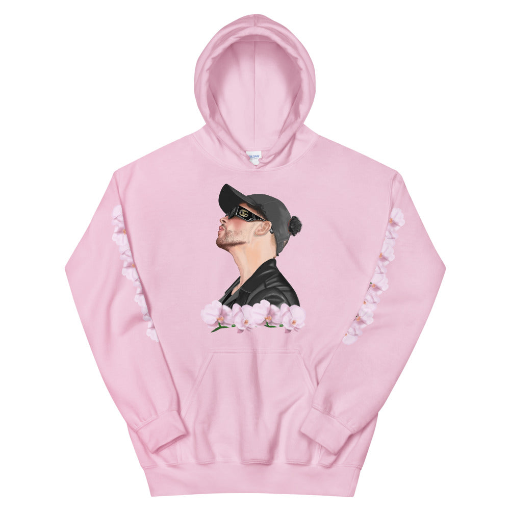 Bad bunny pink hoodie hotsell